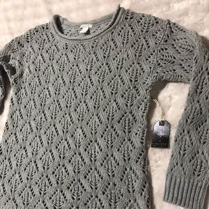 {F21} grey knit sweater